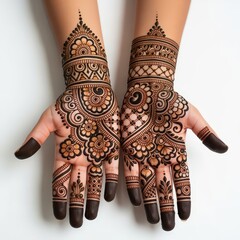 Elegant Mehndi Henna Design for Brides
