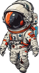 space suit cartoon,