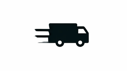 Simple Business Vector Logo Work Truck Solutions Design Modern Transportation Icon Graphic Commercial Vehicle Service Symbol Minimalist Company Branding
