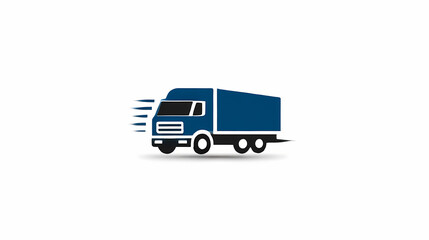 Simple Business Vector Logo Work Truck Solutions Design Transportation Company Icon Delivery Service Emblem Modern Vehicle Graphic Minimalist Truck Logo
