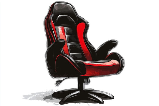 Stealth Pro Gaming Chair: Black & Red Edition