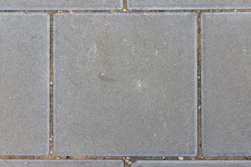 Gray Square Paving Stones with Sand Joints