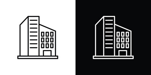 Fototapeta premium Company icon outline. EPS 10 editable vector