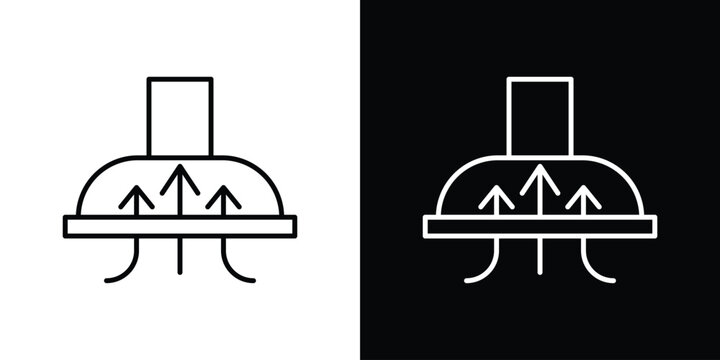 Air suction icon