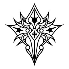 A beautiful floral design features a lotus blossom vector illustration, with delicate petals and...