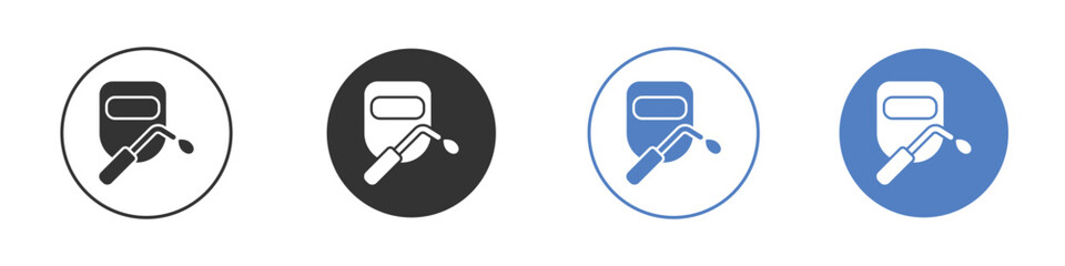 Welding icon concept. solid style icon designs for website, app, UI.