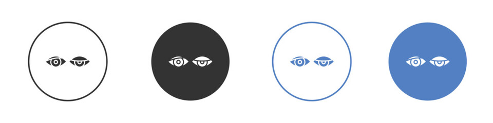 Myasthenia gravis icon concept. solid style icon designs for website, app, UI.