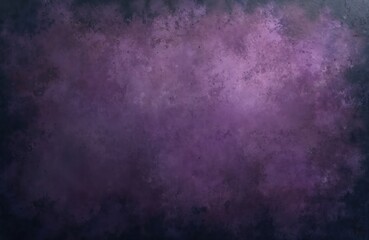 Textured grunge background in dark purple and black hues. Features weathered stains and splatters, creating a distressed, aged effect. Ideal for graphic design, posters, or abstract art.
