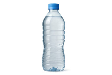 Studio shot of refreshing water bottle with transparent background, perfect for conveying hydration and purity