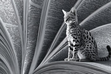 Symbolic wisdom: the black-footed cat as a keeper of secrets. Nature's wonders. Exploring africa's smallest, most dangerous feline: the black-footed cat. Feline agility. Nature's duality.