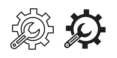 Productivity tools icon vector, sign and symbol for design, website or apps elements.
