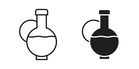 Massage oil icon vector, sign and symbol for design, website or apps elements.