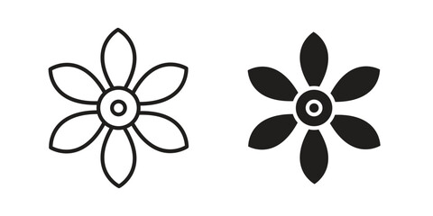 Magnolia icon vector, sign and symbol for design, website or apps elements.