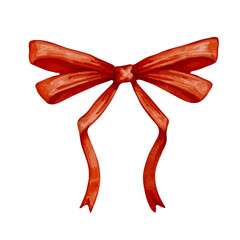 Colorful festive bow.Vector graphics.