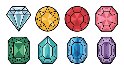 Colorful Gemstones Collection