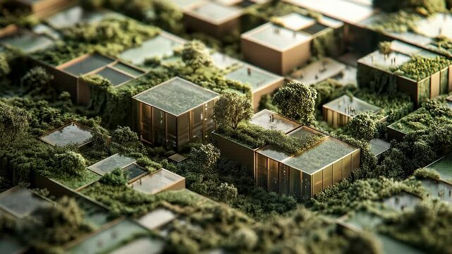 Urban Ecology Harmonious Coexistence Sustainable Development