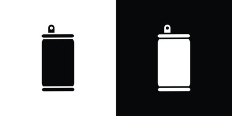 Soda can icon collection. Flat illustration of vector icon