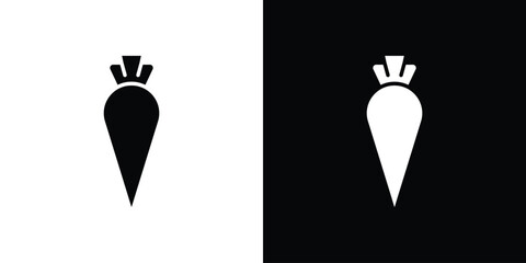 Pastry bag icon collection. Flat illustration of vector icon