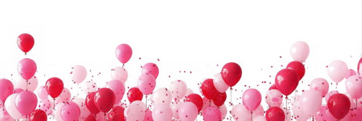 Pink Balloons Floor PNG
