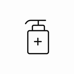 sanitazer gel icon sign vector