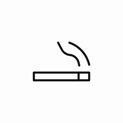 smoking cigarette icon sign vector