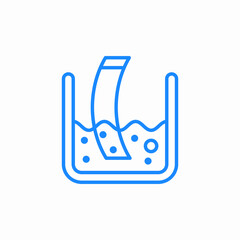 water purification tablet icon sign vector