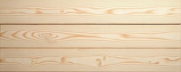 Fototapeta premium Light wood planks with natural grain pattern offer a clean, blank surface. This light wood texture, possibly pine or beech, provides a warm, neutral backdrop for design projects.