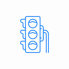traffic light icon sign vector
