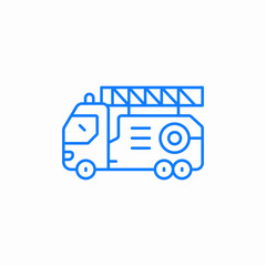 bus truck icon sign vector