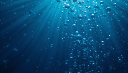 Abstract blue background with stars, underwater, star, sky, sea, backgrounds, ocean, deep, illustration, pattern, glitter, holiday, art, texture, glow, 32K Revolutions 