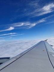 view from airplane window