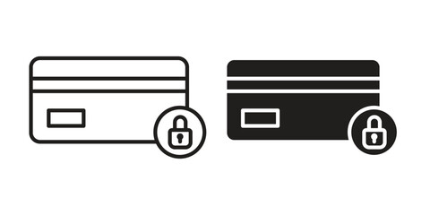 Credit limit icon vector modern flat and stroke designs