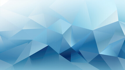 Fototapeta premium Abstract Blue Polygonal Technology Background with Transparent Geometric Shapes and Digital Connection Dots for Futuristic Innovation and Modern Design