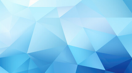 Obraz premium Abstract Blue Polygonal Technology Background with Transparent Geometric Shapes and Digital Connection Dots for Futuristic Innovation and Modern Design