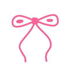 pink ribbon bow