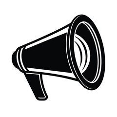 megaphone on white background