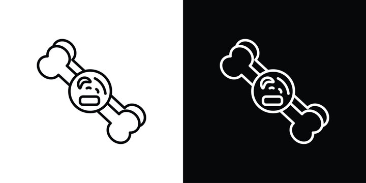 Multiple myeloma icon in trendy stroke liner style. Set of Website icon vector.