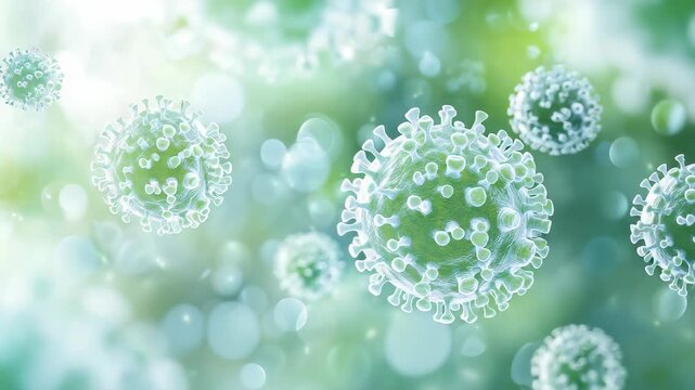 Dynamic Presentation of Viral Cells from a Microscopic Perspective