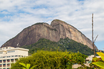 view of Two hill brothers in Rio de Janeiro.