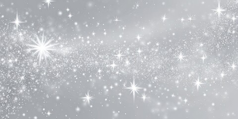 Abstract Silver Sparkle Background (2)