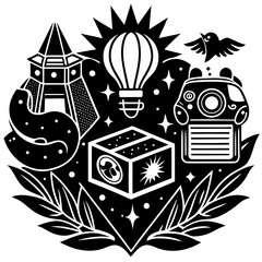 Create a short, catchy, and playful AI-inspired brand name using made-up or blended words that feel fun, modern, and tech-savvy