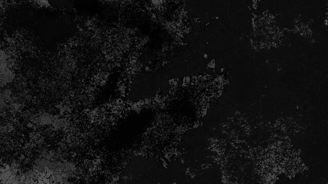 黒い背景に広がる、かすれた白い傷や埃のようなグランジテクスチャ。背景｜テクスチャ, グランジ, 黒, ノイズ, 傷, オーバーレイ, 素材