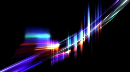 abstract bar chart, render incident concept modern banner