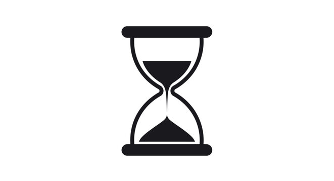 Simple Hourglass Icon Design