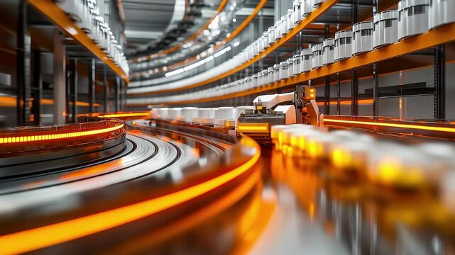Automated Warehouse Robot Efficient Operation