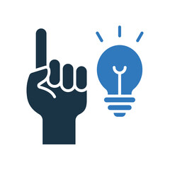 Idea mixed color icon