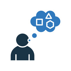 Imagine mixed color icon