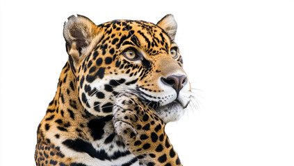 Obraz premium Colorful Jaguar PNG Cutout