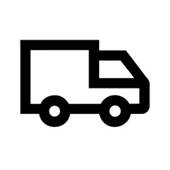 side profile truck icon