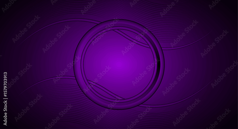 Fototapete Modern vector background – 3D circular banner background with curve line pattern – Abstract minimal gradient design with vintage effect – Popular elegant template for decoration poster art futuristic 